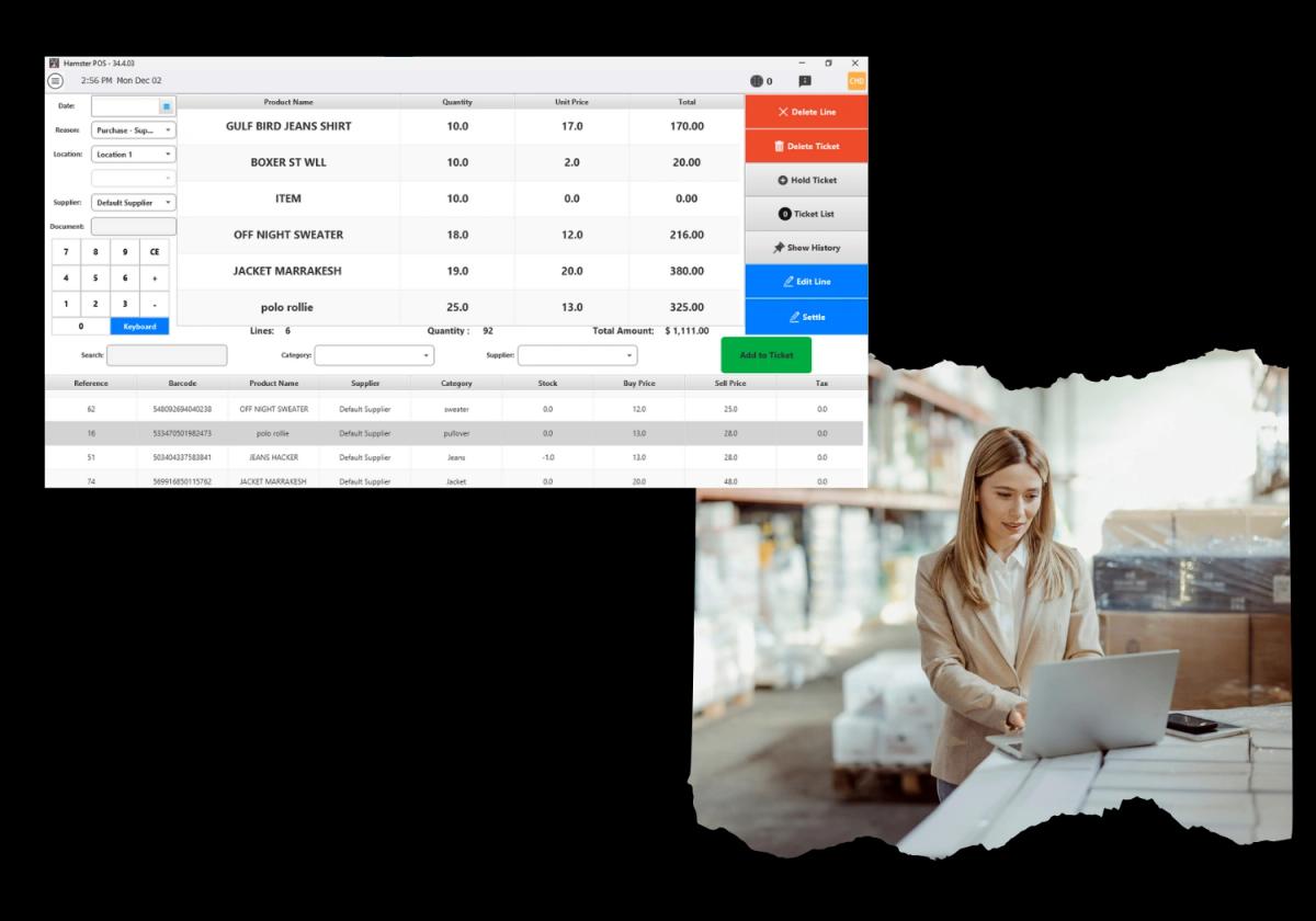 Inventory planning and forecasting using Hamster POS