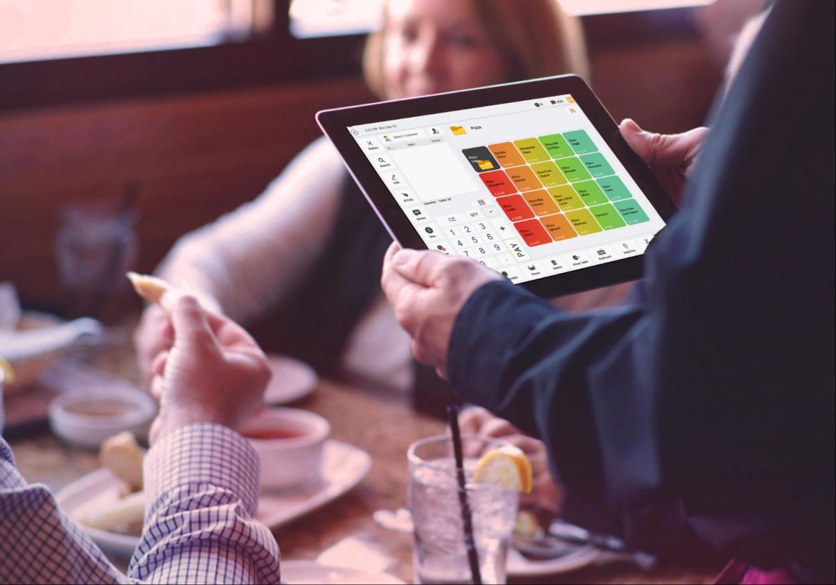 Place table-side orders using tablet with Hamster POS