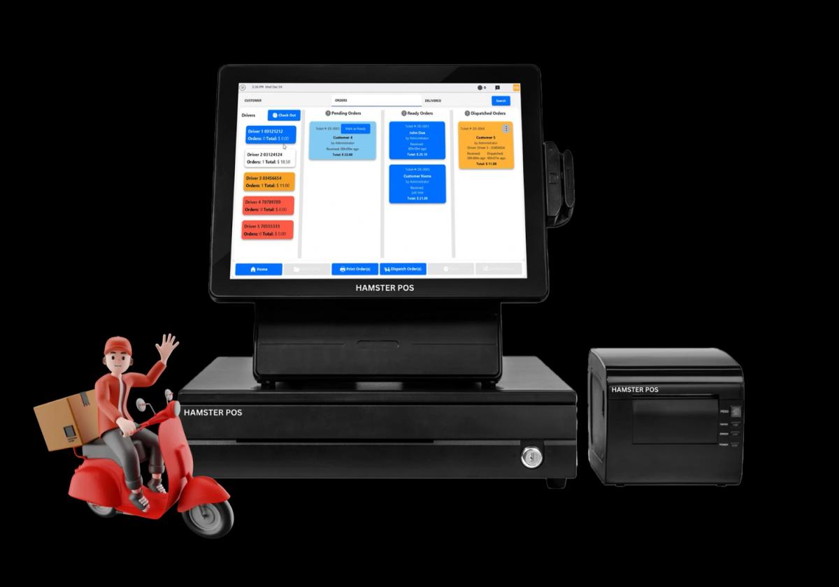Hamster POS delivery and order management